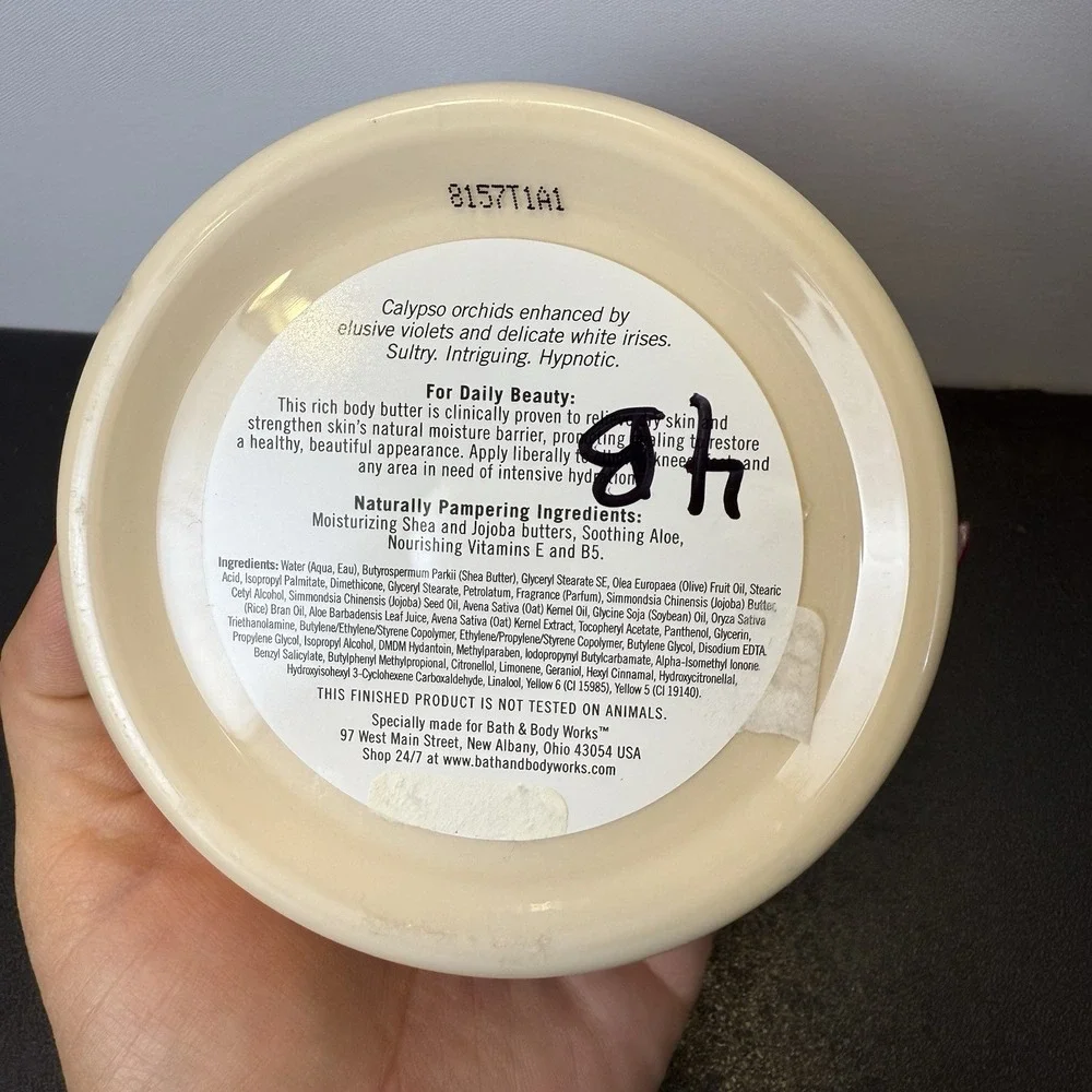 Bath & Body Works Enchanted Orchid Body Butter‎ 7 Oz / 200 G NEW